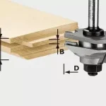 FESTOOL 490643 Profilmaró, csapos HW S8 D46 x D12-FD Akció