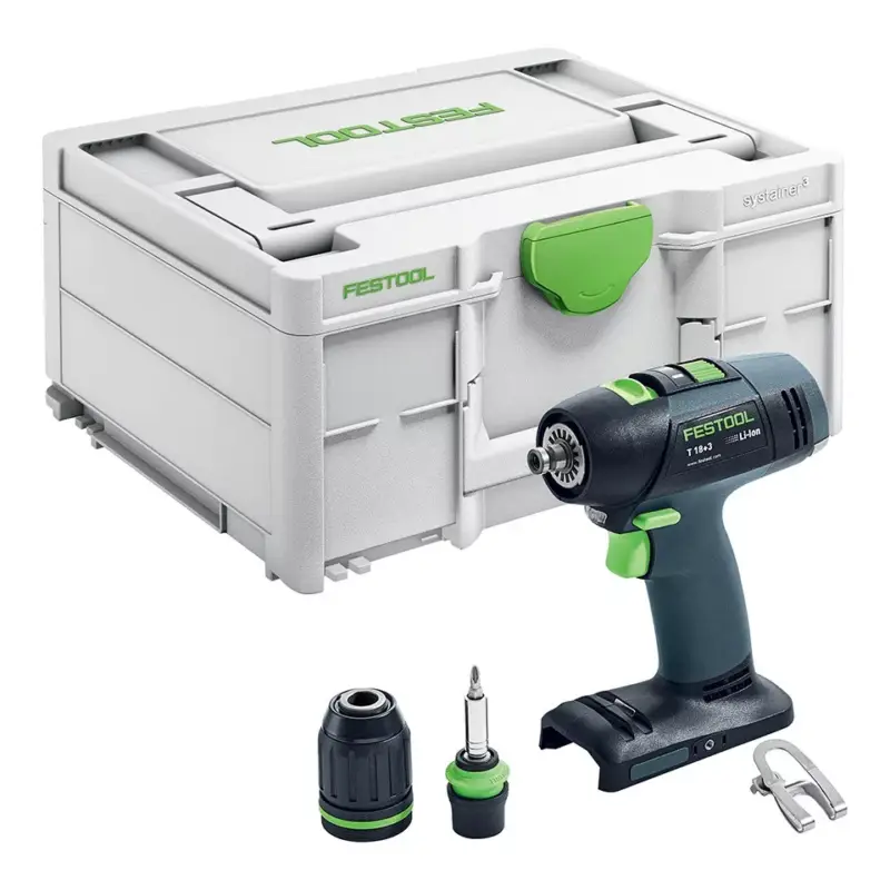 FESTOOL 576448 Akkus fúró-csavarbehajtó T 18+3-Basic Akció