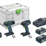 FESTOOL 577244 Fúró és csavarbehajtó készlet TID 18 HPC 4,0 I-Set T18 Szuper akció