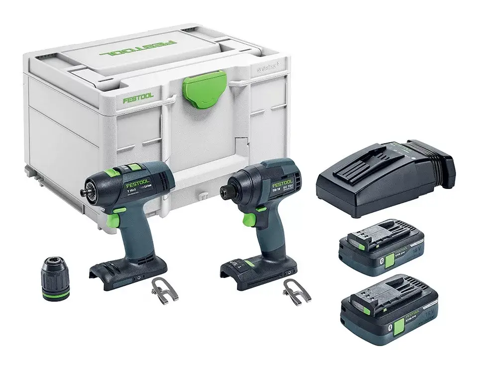 FESTOOL 577244 Fúró és csavarbehajtó készlet TID 18 HPC 4,0 I-Set T18 Szuper akció