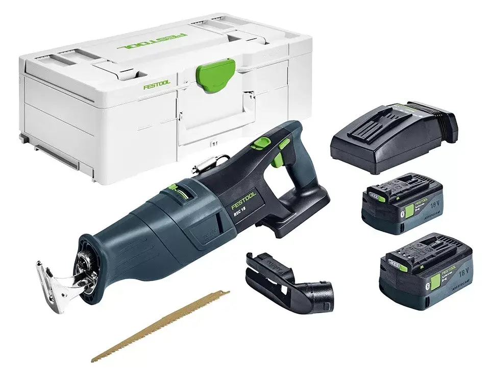 Csak ma FESTOOL 576948 Akkus orrfűrészek RSC 18 5,0 EB-Plus