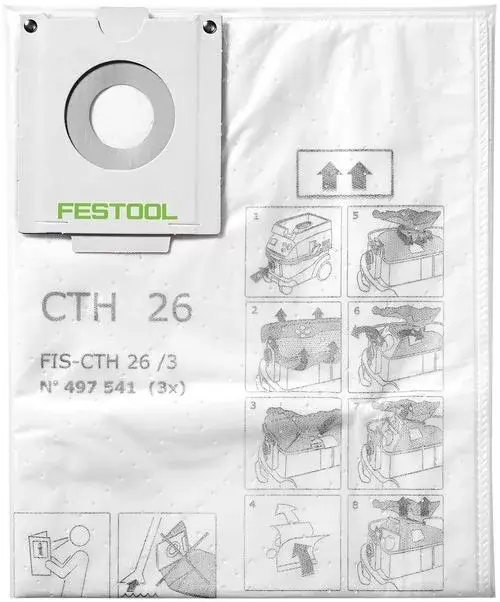 FESTOOL 497541 Biztonsági szűrőzsák FIS-CTH 26/3 Vásárlói kedvenc