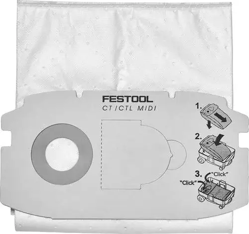 Biztonságos vásárlás FESTOOL 498411 SELFCLEAN szűrőzsák SC FIS-CT MIDI/5