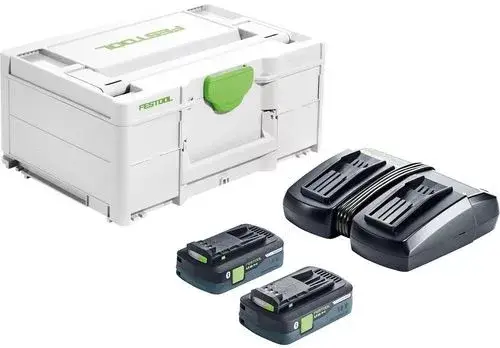 Biztonságos fizetés FESTOOL 577109 Energia-set SYS 18V 2x4,0/TCL 6 DUO