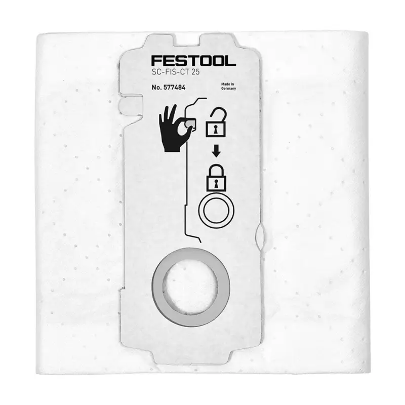 Vásárlói kedvenc FESTOOL 577484 SELFCLEAN szűrőzsák SC-FIS-CT 25/5