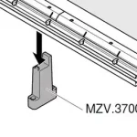 BLUM MZV.3700 podpěra pravítka pro MINIPRESS top Árengedmény