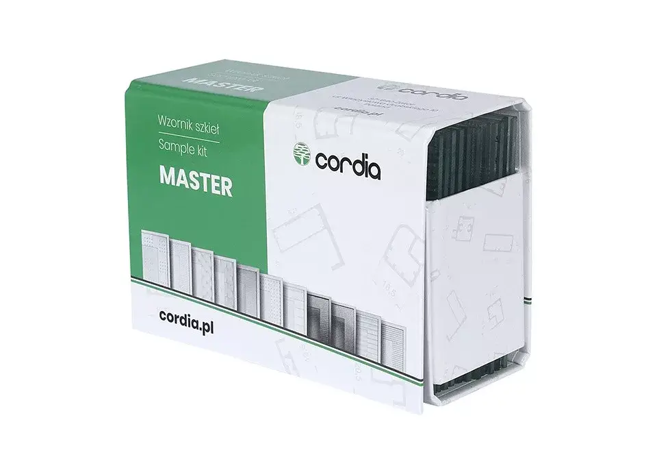 Gyors szállítás CORDIA Minta üvegek ALU keretekhez Master