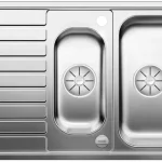 Különleges ajánlat BLANCO 523665 Mosogató Classic Pro 6S-IF selyem fényű nemesa.InFino excenterrel