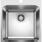 BLANCO 526352 Mosogató SUPRA 400-IF/A R12 excenter nélkül rozsdamentes acél szál Árengedmény