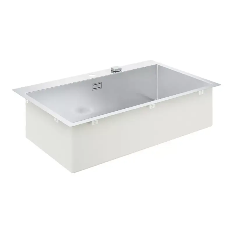 GROHE 31584SD1 Mosogató K800 90-S 846 x 510mm Rozsdamentes acél , csiszolt Expressz kézbesítés