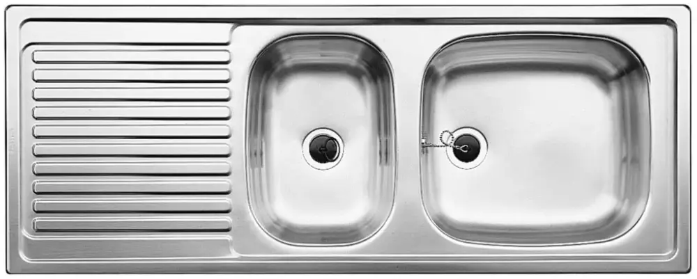 Azonnal elérhető BLANCO 500847 Mosogató Top EZS 11x4 természetes fényű nemesacél excenter nélkül