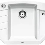 Szuper ajánlat BLANCO 514750 Mosogató Zia 9 E fehér excenterrel Silgranit PuraDur