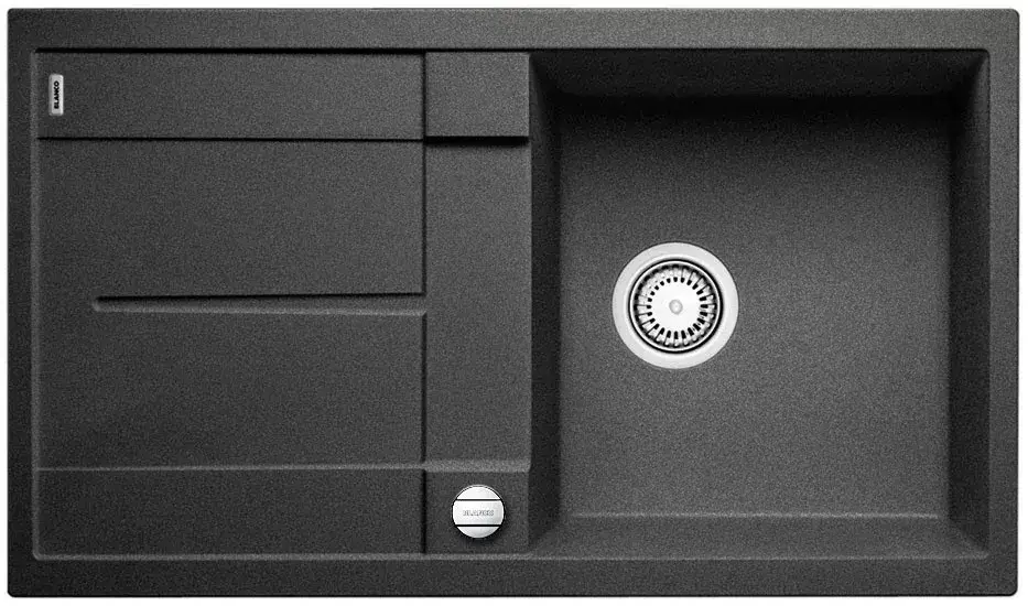 BLANCO 519097 Mosogató Metra 5 S-F antracit excenterrel Silgranit PuraDur Rendeld meg most