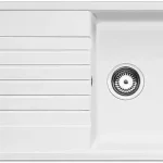 Ajánlat BLANCO 520515 Mosogató Zia 5 S fehér excenter nélkül Silgranit PuraDur