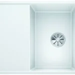 BLANCO 523177 Mosogató Axia III 45 S fehér InFino excenterrel Silgranit PuraDur Expressz szállítás