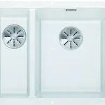 BLANCO 523562 Mosogató Subline 340/160-U fehér InFino kézikönyv SilgranitPuraDur Újdonság