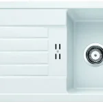 BLANCO 524229 Mosogató Favum 45 S fehér excenter nélkül Silgranit Legkelendőbb
