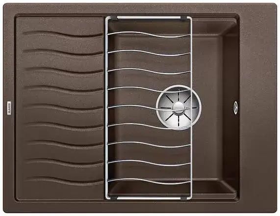 BLANCO 524833 Mosogató ELON 45 S kávé SILGRANIT® PuraDur® Expressz kézbesítés