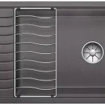 Akciós ár BLANCO 524871 mosogató ELON XL 8 S szürke kő SILGRANIT® PuraDur®
