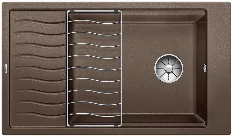 BLANCO 524879 Mosogató ELON XL 8 S kávé SILGRANIT® PuraDur® Kiárusítás
