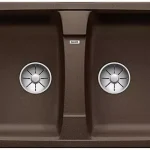 BLANCO 524969 mosogató LEXA 8 kávé SILGRANIT® PuraDur® Azonnal elérhető