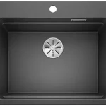 BLANCO 525890 Mosogató ETAGON 6 fekete SILGRANIT® PuraDur® , excenter nélkül Olcsó