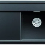 BLANCO 526037 mosogató ZENAR 45 S fekete SILGRANIT®PuraDur® InFino excenterrel Prémium