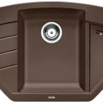 BLANCO 515074 Mosogató Zia 9 E kávé SILGRANIT® PuraDur® excenter nélkül Utolsó esély
