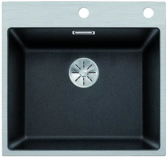 BLANCO 525999 Mosogató Subline 500-IF/A fekete InFino, karral Silgranite PuraDur Ne maradj le