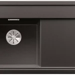 BLANCO 526040 mosogató ZENAR 45S-F fekete SILGRANIT®PuraDur® InFino excenterrel Alacsony ár