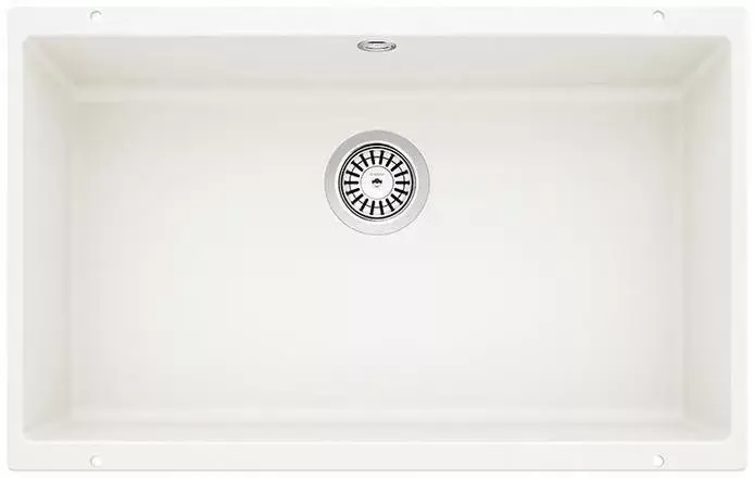 Bestseller BLANCO 521346 Mosogató Rotan 700-U excenter nélkül fehér színben