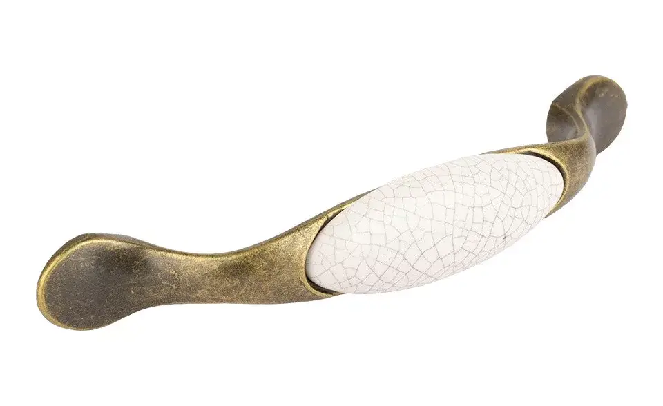 TULIP Fogantyú-Gipa 96 antik réz/repedezett porcelán + csavarok Legjobb ár