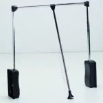 Szezonális akció StrongWire ruhalift 890-1240mm fekete/króm