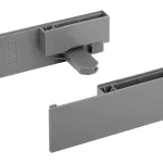 StrongMax 16/18 üvegfront tartó belső fiókhoz 89 mm-es,sötétszürke Árcsökkenés