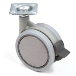 Kiárusítás StrongCastors Kerék 75 mm puha futófelülettel és fékkel