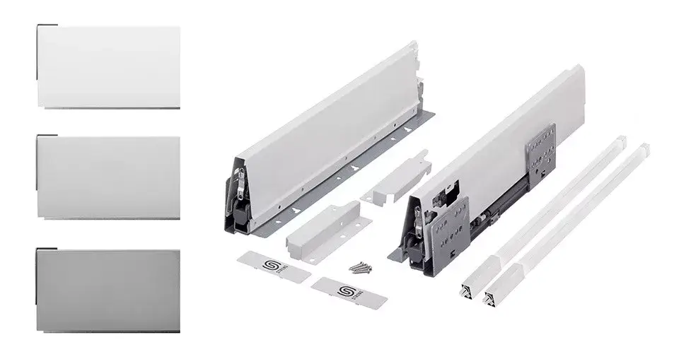 Kiárusítás K-StrongBox H140/500mm szögletes magasító korláttal szürke