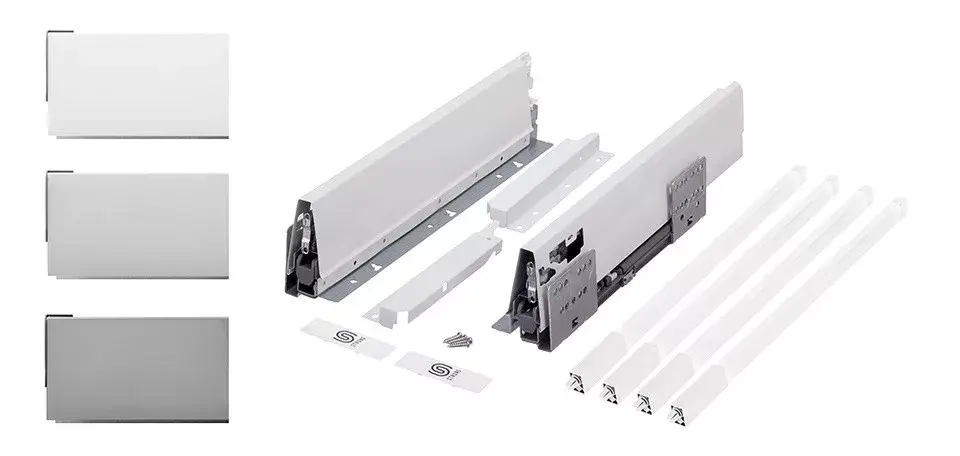 Outlet K-StrongBox H204/450mm két szögletes magasító korláttal fehér