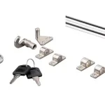 Legkelendőbb K-StrongLocks háromutas zár, rudakkal 1000 és 1200 mm