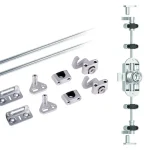Kiárusítás K-StrongLocks Háromutas zár cserélhető betéthez, 1000 és 1200 mm rudakkal,jobbas