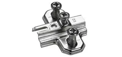 HETTICH 1079224 szerelő talp előszerelt eurócsavarokkal, D=5.0 mm Expressz kézbesítés