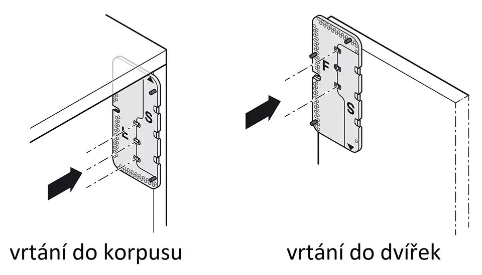 Exkluzív ajánlat KES FREEspace mini szerelési sablon