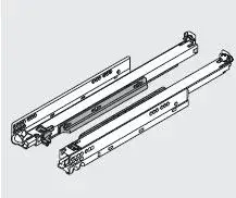 BLUM 766H4500T Movento Tip-on 450mm 70kg Expressz kézbesítés