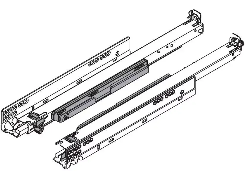 BLUM 760H3800T Movento Tip-on 380mm 40kg Végkiárusítás