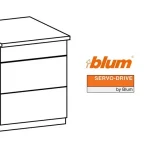 K-BLUM Servodrive szett 1/3/750 mm Csak ma