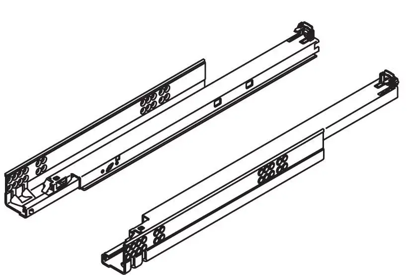 BLUM 560H6000B01 Tandem teljeskihuzású fióksín 600mm csillapított Legjobb ár