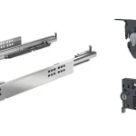 Olcsóbb K-HETTICH set Quadro 4D V6 P2O 600mm/30kg oldalfalhoz 16mm + kapcsolókészlet