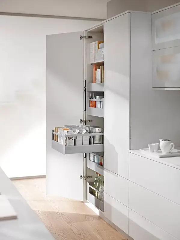 K-BLUM Antaro D 600 mm/30 kg, Blumotion/TOB, szürke R9006, belső Vásárlói kedvenc
