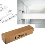 K-BLUM set Antaro M 400 mm/30 kg, Blumotion/TOB, szürke R9006, csavar Nézd meg most