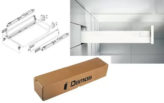 K-BLUM set Antaro M 550 mm/30 kg, Blumotion/TOB, szürke R9006, inserta Expressz szállítás