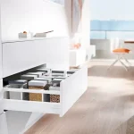 K-BLUM Antaro C 500 mm/30 kg, Blumotion/TOB, fehér SW, csavar Vásárlói kedvenc